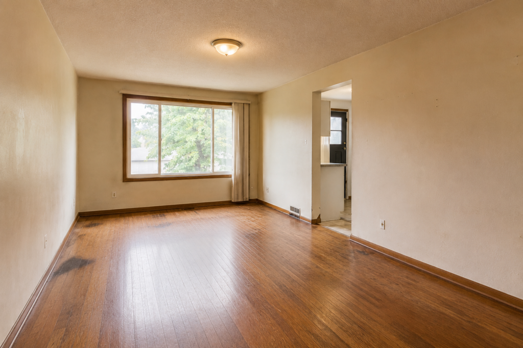 Tired family home, six-day turnaround - before