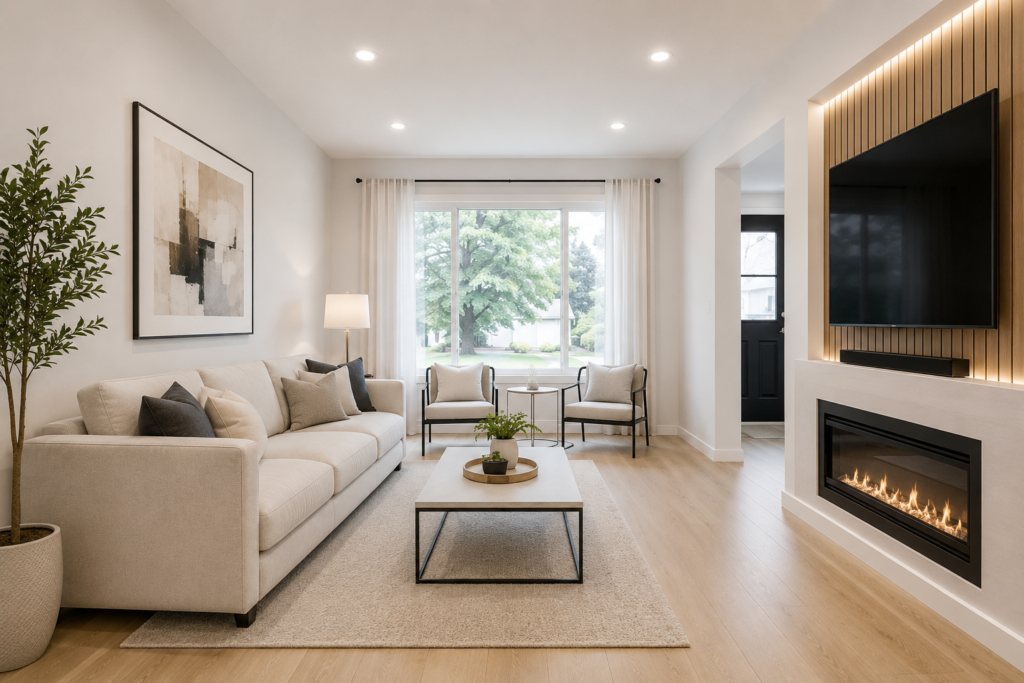 Tired family home, six-day turnaround - after